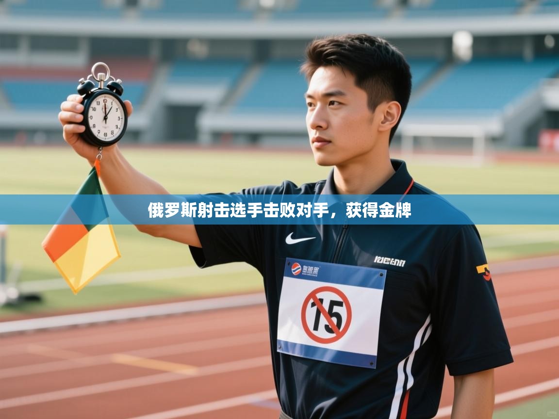 俄罗斯射击选手击败对手，获得金牌